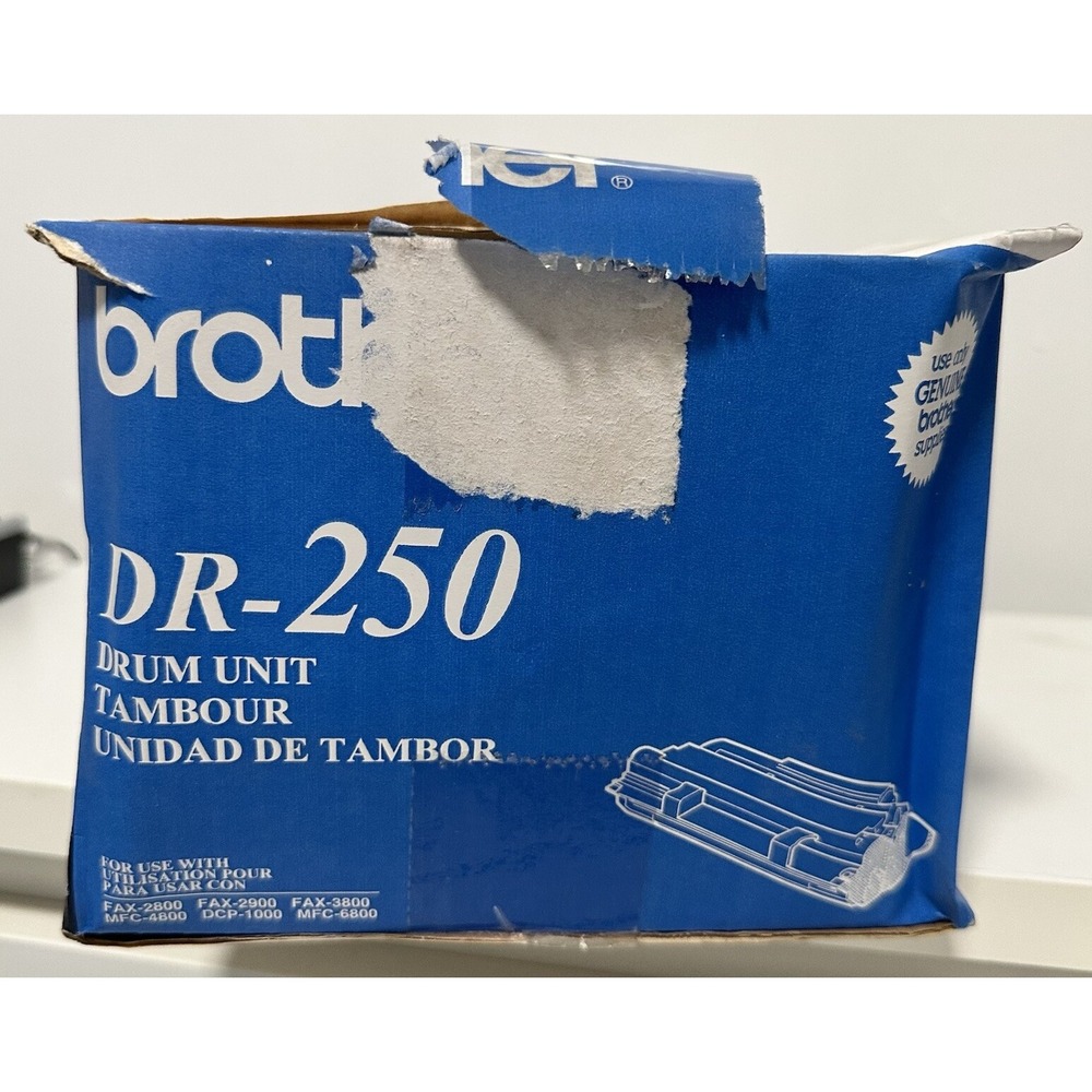 Genuine Brother DR-250 Laser Drum Unit MFC-4800 6800 Fax 2800 2900 3800 DCP 1000 - Picture 6 of 8